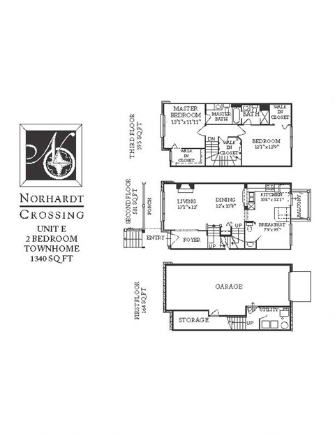 the floor plans for the two floors